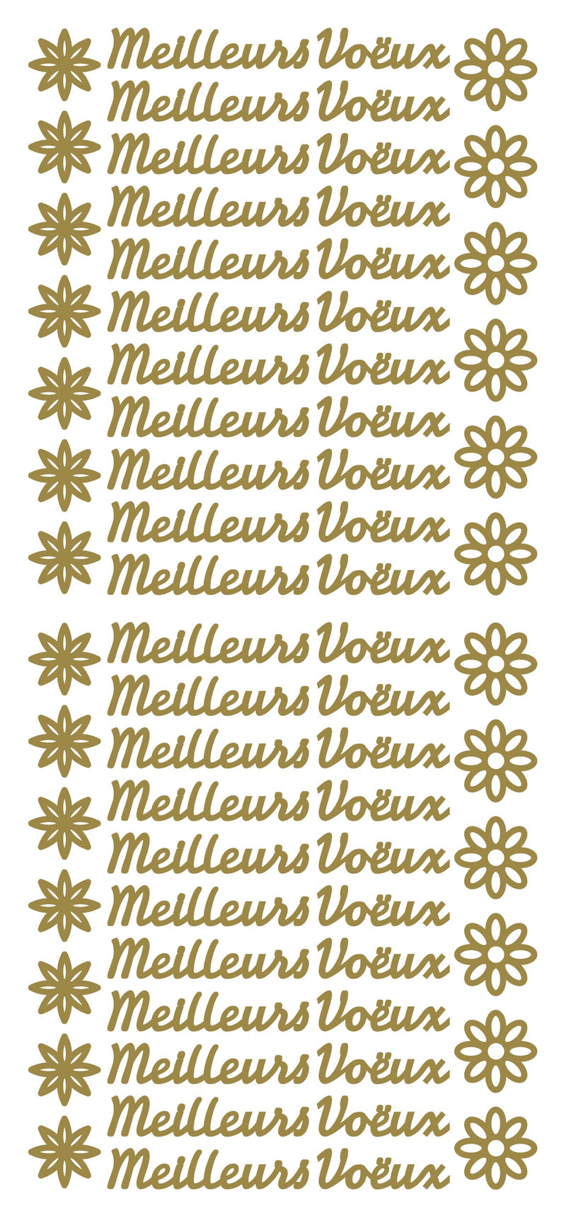 Peel Off Stickers - Meilleurs Voëux-1
