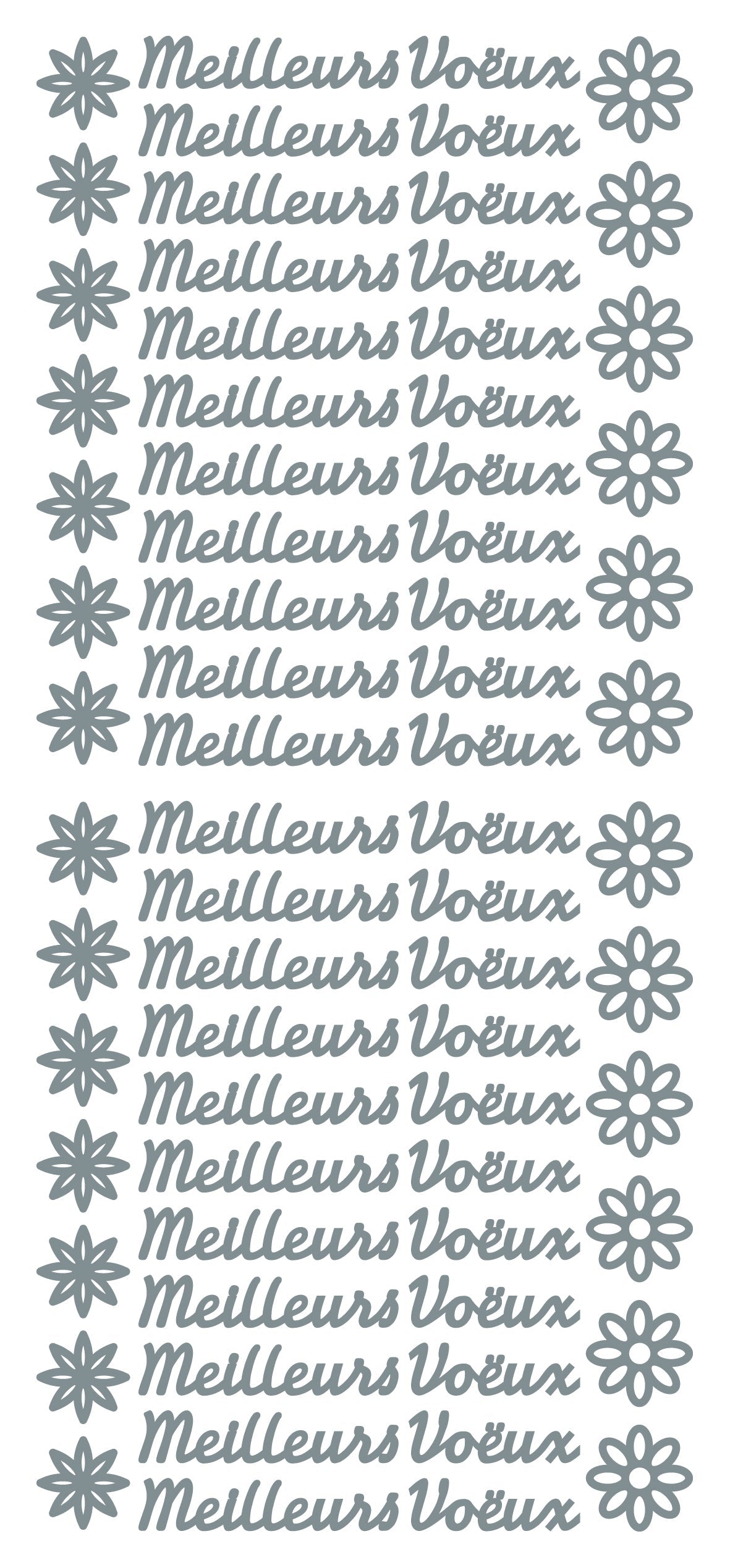 Peel Off Stickers - Meilleurs Voëux-2