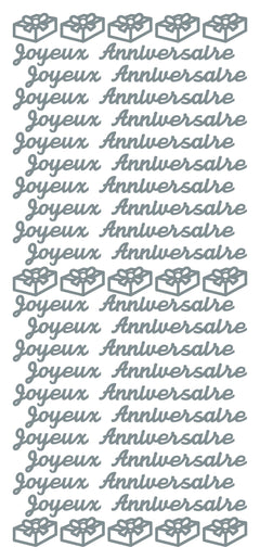 Pegatinas despegables - Joyeux Anniversaire-2