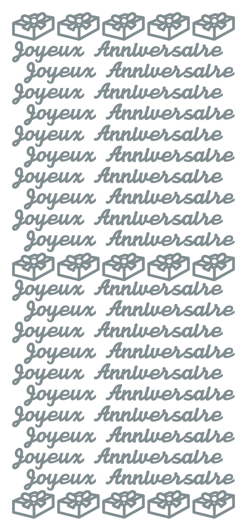 Pegatinas despegables - Joyeux Anniversaire-2