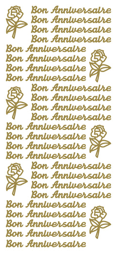 Autocollants à décoller - Joyeux Anniversaire-1