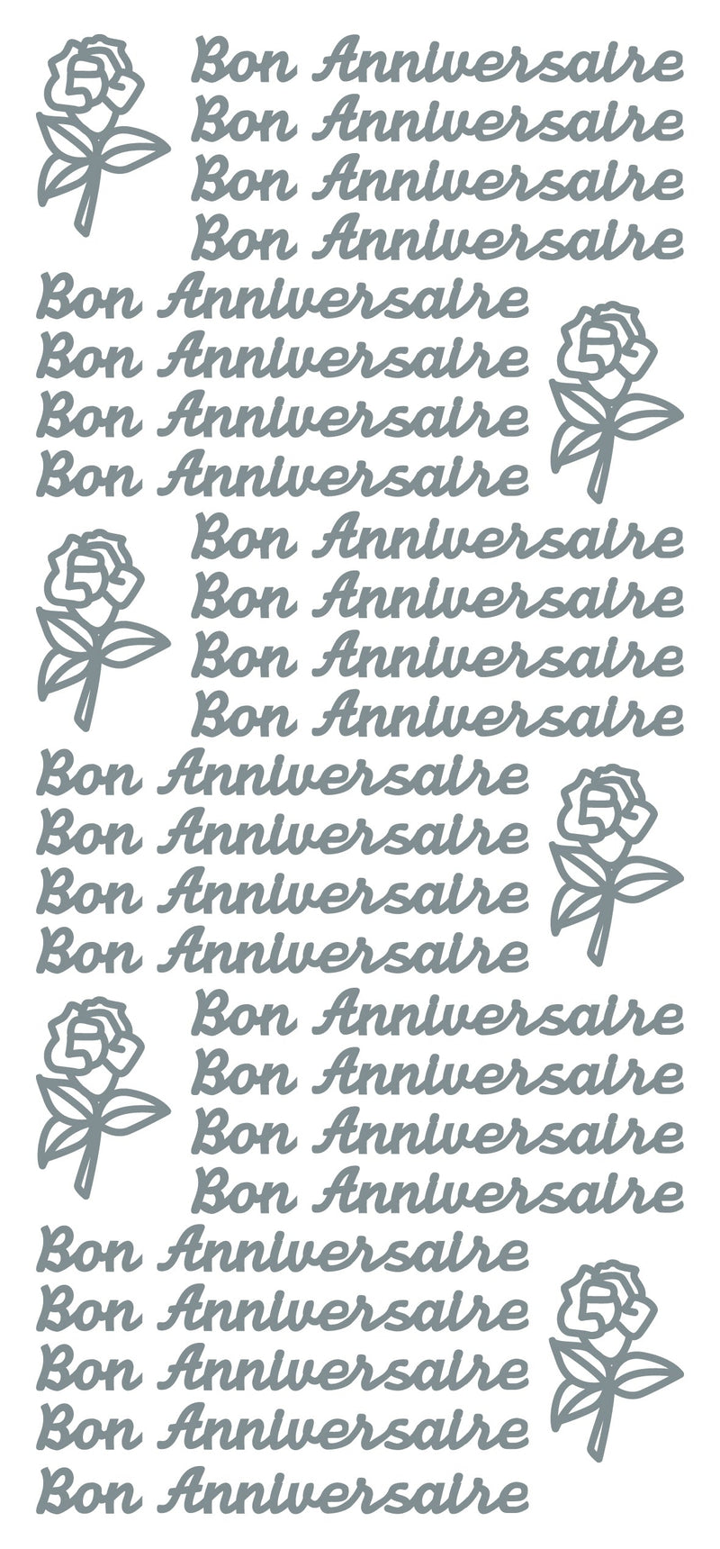 Autocollants à décoller - Joyeux Anniversaire-2