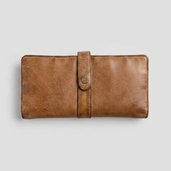 MET Women's Snap Tab Leather Wallet-6