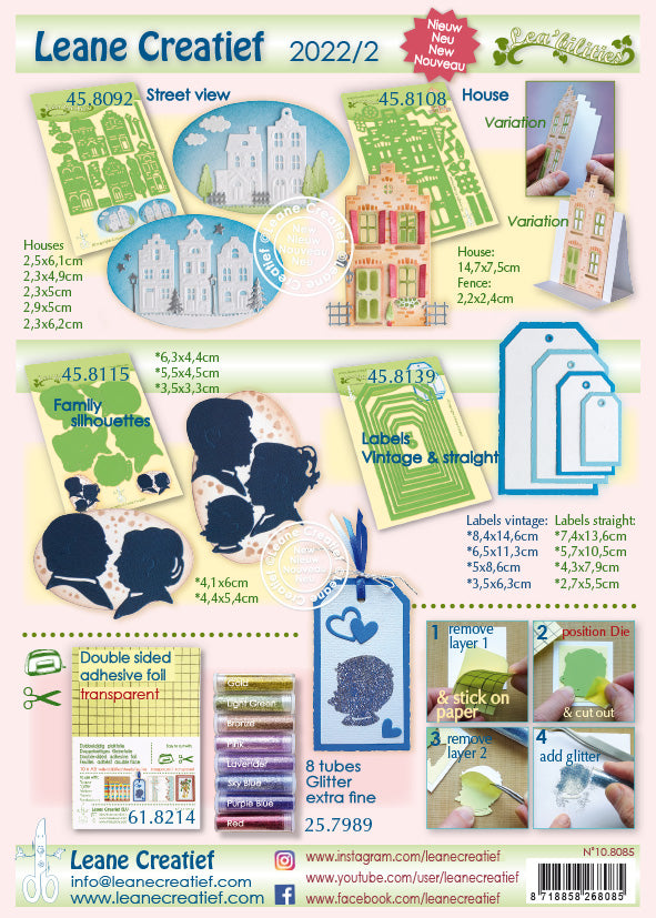 Leane Creatief A5 Leaflet With Overview New Collection 2022-2-1