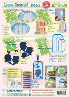 Leane Creatief A5 Leaflet With Overview New Collection 2022-2-1