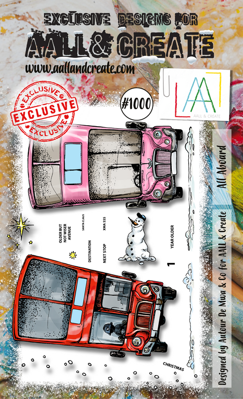 AALL and Create A6 Stamp Set - #1000 - All Aboard-1