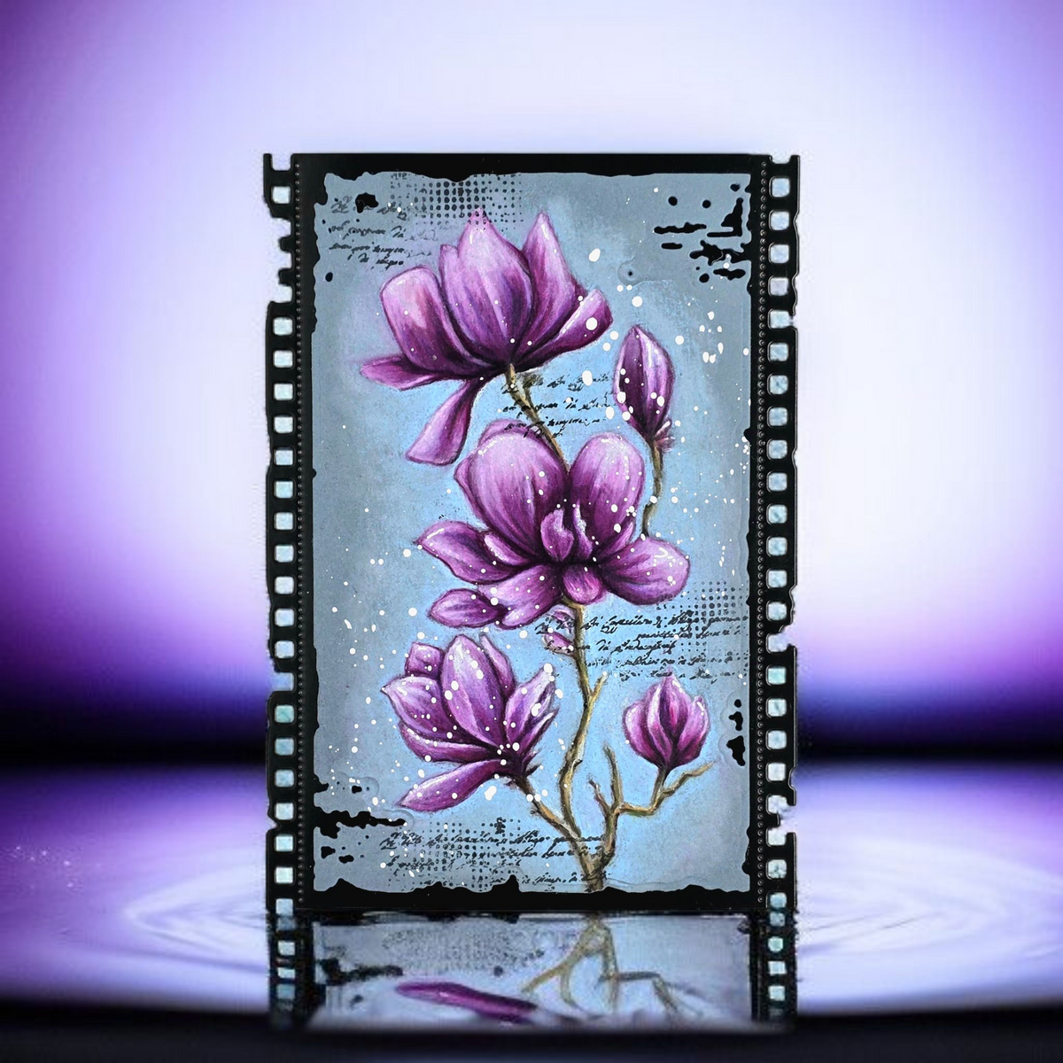 AALL and Create - 6"x6" Stencil - Magnolia Sway-2