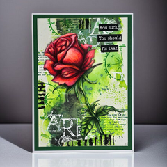 AALL and Create - 6"x6" Stencil - Wild Rose-2