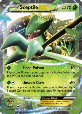 Sceptile EX 7/98 - XY  Ancient Origins Holofoil-1