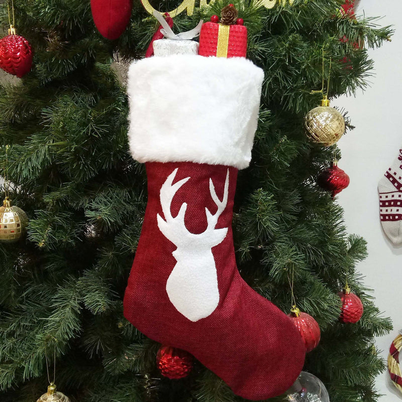 Christmas Stocking Gift Bag Holiday Decor-8
