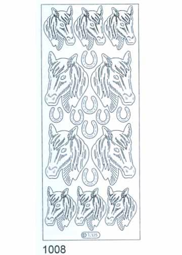 Deco Stickers - Horse Heads-1