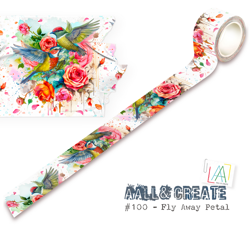 AALL and Create - Washi Tape - Fly Away Petal-1