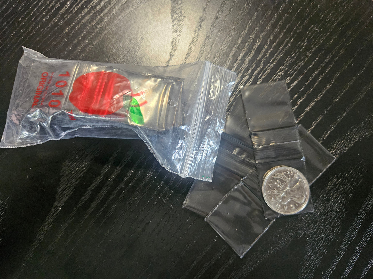 1010 Original Apple Bags: 1" x 1" Black (100 pieces)