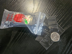 1010 Original Apple Bags: 1" x 1" Black (100 pieces)-1