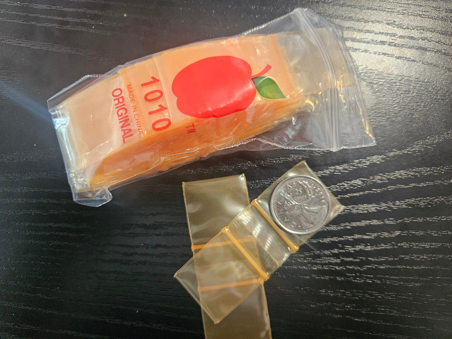 1010 Original Apple Bags: 1" x 1" Orange (700 pieces)