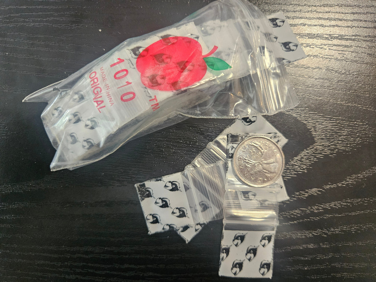 1010 Original Apple Bags: 1" x 1" Skunk (700 pieces)