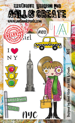 AALL and Create A6 Stamp Set - #1012 - NYC-1