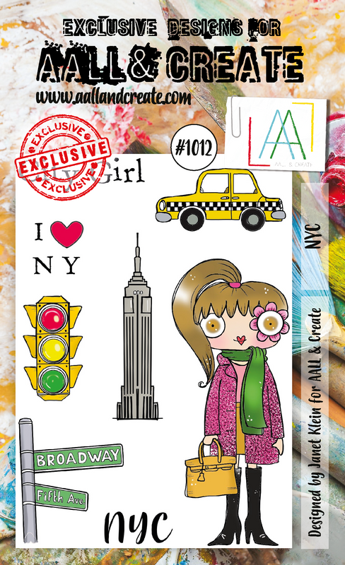AALL and Create A6 Stamp Set - #1012 - NYC-1