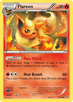 Flareon 13/98 - XY  Ancient Origins Reverse Holofoil-1