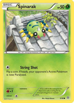 Spinarak 5/98 - XY  Ancient Origins-1