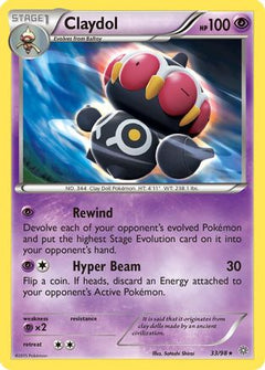 Claydol/98 - XY  Ancient Origins Reverse Holofoil-1