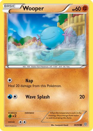 Wooper 38/98 - XY  Ancient Origins Reverse Holofoil-1