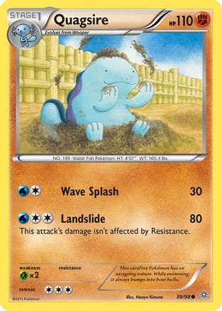 Quagsire 39/98 - XY  Ancient Origins
