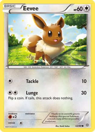 Eevee 63/98 - XY  Ancient Origins-1