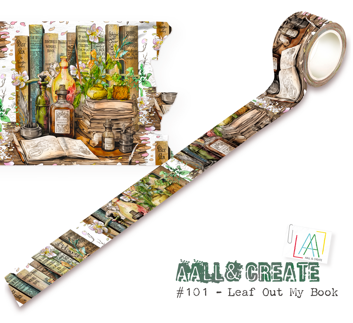 AALL and Create - Washi Tape - Leaf Out My Book-1