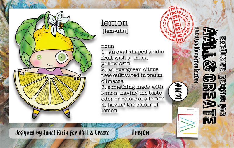 AALL and Create #1021 - A7 Stamp Set - Lemon-1