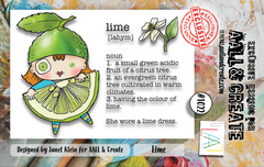 AALL and Create #1022 - A7 Stamp Set - Lime-1