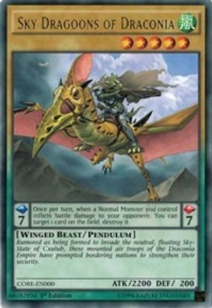 Sky Dragoons of Draconia (CORE-EN000) - Clash of Rebellions 1st Edition-1
