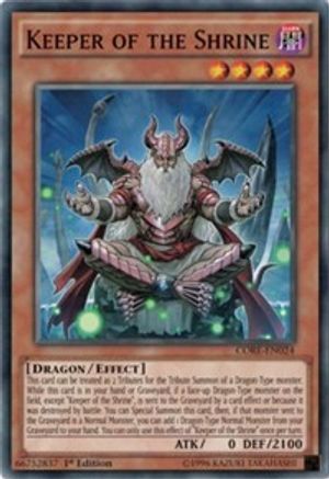 Keeper of the Shrine (CORE-EN024) - Clash of Rebellions 1st Edition-1