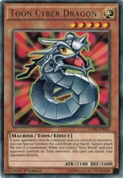 Toon Cyber Dragon (CORE-EN043) - Clash of Rebellions 1st Edition-1