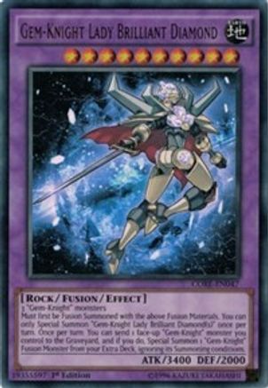 Gem-Knight Lady Brilliant Diamond (CORE-EN047) - Clash of Rebellions Unlimited-1