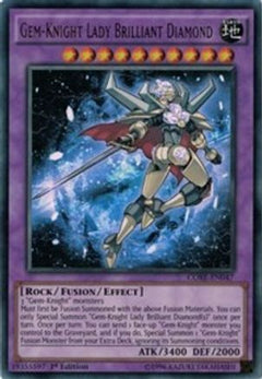 Gem-Knight Lady Brilliant Diamond (CORE-EN047) - Clash of Rebellions Unlimited-1