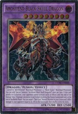 Archfiend Black Skull Dragon (UTR) (CORE-EN048) - Clash of Rebellions Unlimited-1