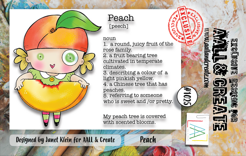 AALL and Create #1025 - A7 Stamp Set - Peach-1