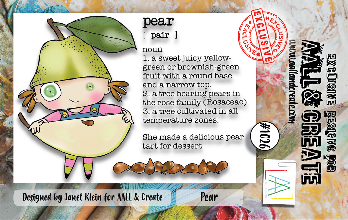 AALL and Create #1026 - A7 Stamp Set - Pear-1