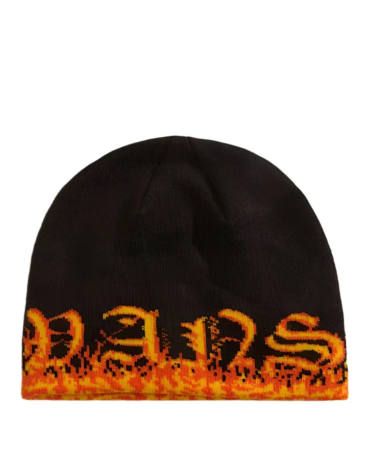 Vans 'Hovley' Beanie - Black Flame (KIDS)-1
