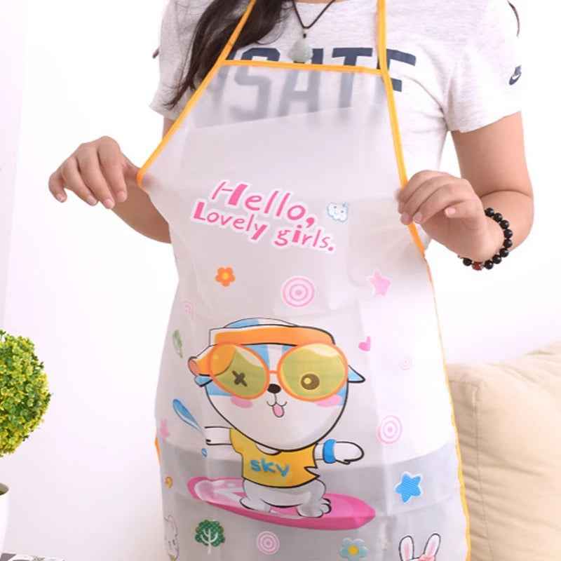 Cartoon pvc apron-2