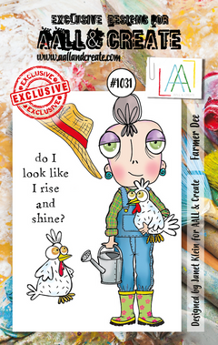 AALL and Create #1031 - A7 Stamp Set - Farmer Dee-1