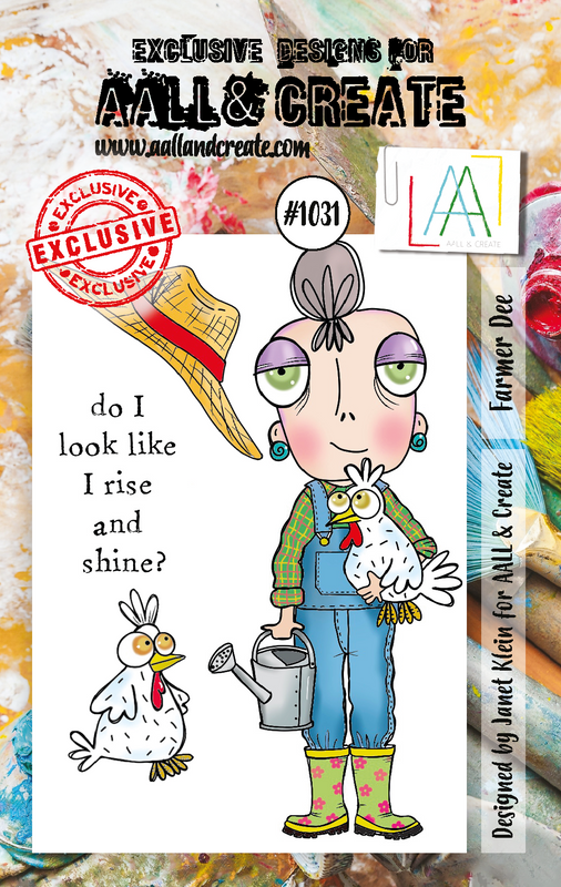 AALL and Create #1031 - A7 Stamp Set - Farmer Dee-1