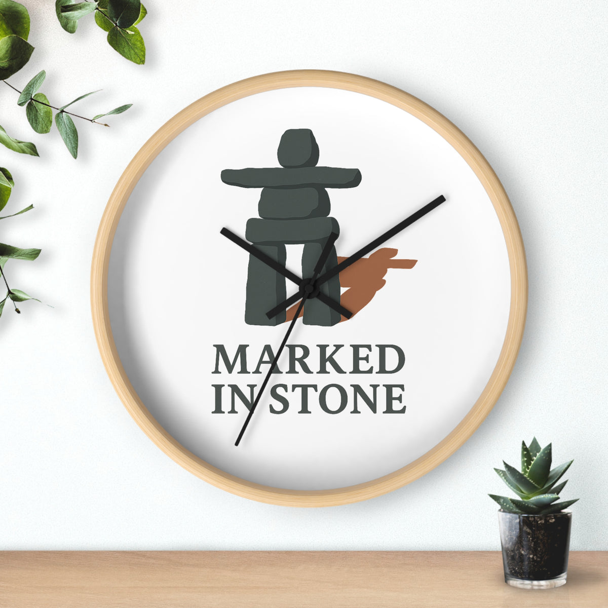 Inukshuk Wall Clock-16