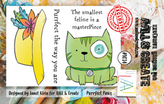 AALL and Create  A7 Stamp Set - 1034 - Purrfect Paws-1