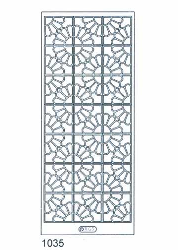Deco Stickers - Flower Squares-1