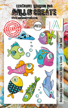 AALL and Create  A6 Stamp Set - 1038 - Fish Tank-1