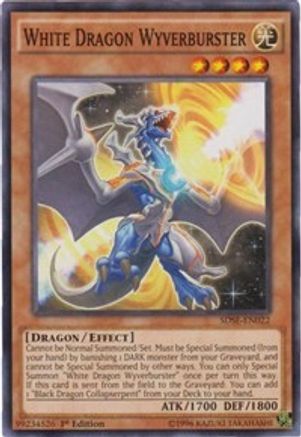 White Dragon Wyverburster (SDSE-EN022) - Structure Deck: Synchron Extreme 1st Edition-1