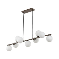 ESTERA 9-Light Scandinavian Glass Pendant Light for Dining Table & Modern Interiors-2