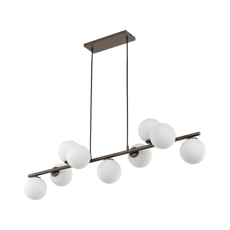 ESTERA 9-Light Scandinavian Glass Pendant Light for Dining Table & Modern Interiors-2